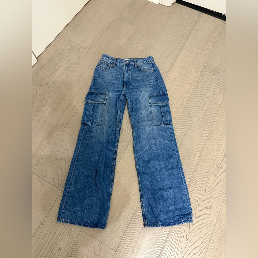 Denim Forum the Farrah high rise wide jeans